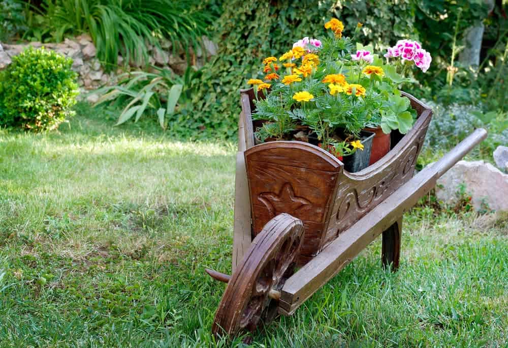 Orenda Home Garden_Beautiful Gardens on a Budget Using a Wheelbarrow